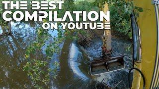 The Best Compilation On YouTube - Beaver Dams Removal With Excavator