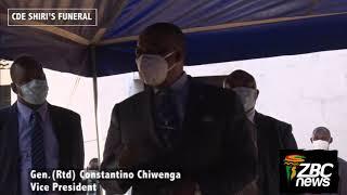 CDE SHIRI'S FUNERAL: Long-time friend VP Chiwenga on mission 'misikanzwa' and Cde Tongo's bag