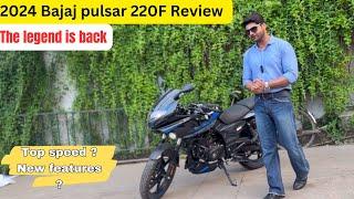 2024 Bajaj pulsar 220F review || Top speed ,features || worth buying in 2024?