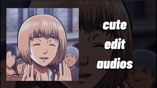 cute edit audios