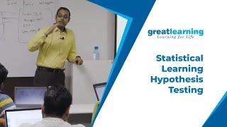 Statistical Learning-Hypothesis Testing | Machine Learning | Great Learning