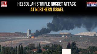 Hezbollah Attack On Israel: Triple Rocket Blow To IDF In Northern Israel | Attack Caught On Cam