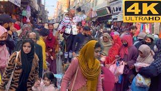 The Famous Tourist Street Of Lahore, Pakistan || 4K Walking Tour Of Bheem Street & Sunday Market