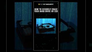 How to securely erase your hard drive or SSD #shorts