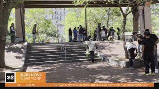 Community thrilled to be back at Brooklyn Banks skate park