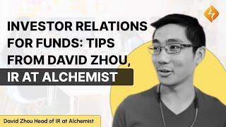 How I Raised It with David Zhou of Alchemist Accelerator