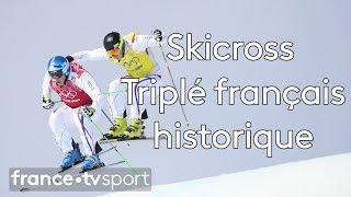 Skicross : le triplé français historique à voir en vidéo - JO Sotchi 2014