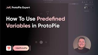 ProtoPie Tutorial | How to Use Predefined Variables ($touchX, $touchY and more) #AskProtoPie