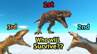 First boss vs second boss vs third boss animal revolt battle simulator