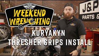 Kuryakyn Thresher Grips Install Harley Davidson Touring w/ Electronic Throttle