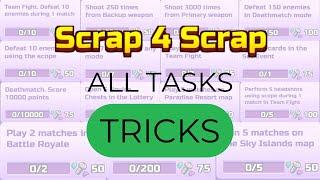 Scrap 4 Scrap ALL TASKS AND TIPS | Event Speedrun