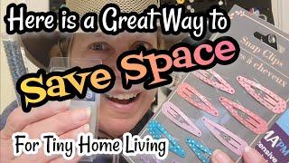 Get 5 TIMES more STORAGE with this SPACE SAVING Tip!  Please & Share, Thanks  #tiny homes #vanlife