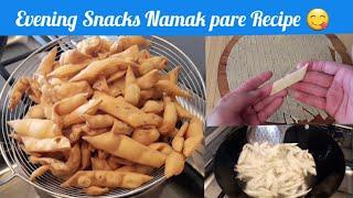 Easy and Cripsy Namak Pare Recipe | Evening Snacks Recipe | Tea Time Snack