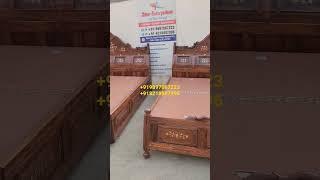 Sheesham Wood Counter Wala Double Bed By Star Enterprises Furniture