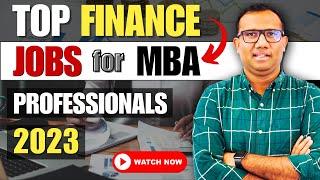 Top Jobs after MBA Finance | MBA in Finance 2023 | MBA Finance Professional Salary #mba #finance