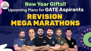 GATE 2025 Revision Marathons !! Upcoming Plans for GATE Aspirants #gate2025 #gatepreparation