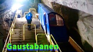 Gaustabanen funicular railway within the Gaustatoppen mountain | Rjukan, Norway