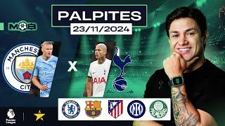 PALPITES DE FUTEBOL PARA O DIA 23 11 2024 + BILHETE PRONTO (SABADOU NO MUNDO BET)