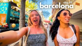 BARCELONA VLOG | Corgi Cafe, Plaza Cataluna & Tapas on La Rambla