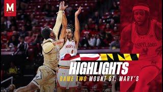 Maryland Men's Basketball Highlights | Maryland 86, Mount St. Mary's 52