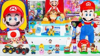 Super Mario Bros Unboxing Toys Review ASMR  Super Mario Deluxe Cruise Ship Playset Adventure 