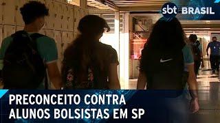 Alunos bolsistas sofrem preconceito em escolas de elite de São Paulo | SBT Brasil (09/09/24)