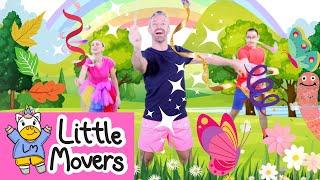 RIBBON DANCE WITH FRIENDS | KIDS DANCE | Little Movers Prop Dance | Children's Tutorial