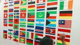 Name the country flags in one minute