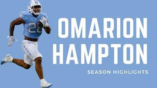 Omarion Hampton || ACC Leading Rusher || 2023 Season Highlights