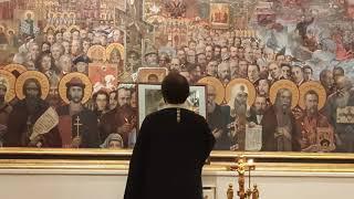 В Галерее Ильи Глазунова была отслужена Панихида