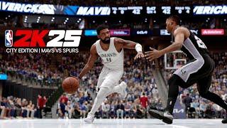 NBA 2K25 | City Edition | Mavs vs Spurs | Realistic TV Broadcast Gameplay