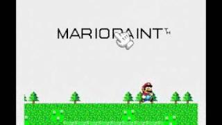 Mario Paint Title Screen Fun