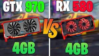 GTX 970 VS GTX 580 || 10 Best Graphics Games Test in 2022