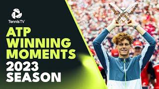 Every Championship Point & Trophy Lift From 2023 ATP Season! 