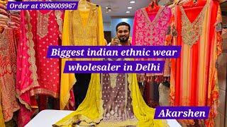 Indian designer women ethnic wear wholesaler in Delhi #fashion #Partywear #suits #kaftan #ethnicwear