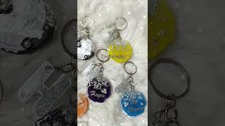 Personalized Resin name keychains