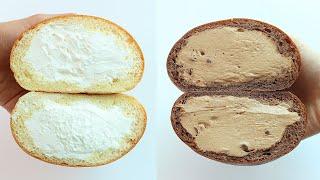 [no-knead] Bread that has sold over 6 million pieces! Milk & Chocolate Cream Bread Recipe.