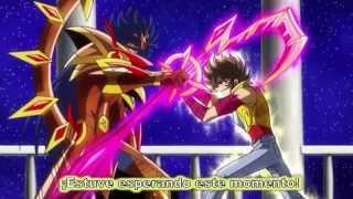 Saint Seiya Omega - Seiya VS Saturno