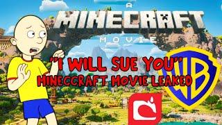 Caillou gets sued by Mojang and Warner Bros for leaking the full Minecraft Movie