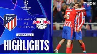 HIGHLIGHTS - Atlético Madrid vs RB Leipzig | UEFA Champions League 2024 | TUDN