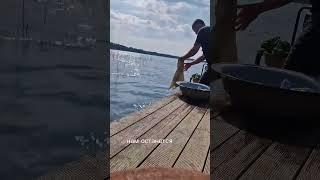Жизнь у озера. Деревенский дневник.  День 13. Quick Washing, по деревенски