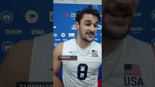 USA men's volley stars Matt Anderson, TJ Defalco address mixed VNL Manila results