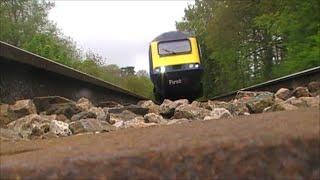 First Great Western HST Runs Over Camera At High Speed