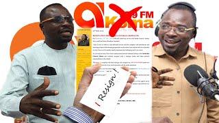 Kofi Asante enin of akoma fm morning show has resigned from Media general [Akoma fm ]