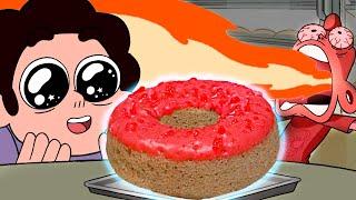 How to Make Fire Salt Donut from Steven Universe | Feast of Fiction | Cartoon Food In Real Life