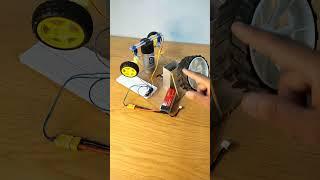 servo motor car steering project | DIY car steering | car steering working #experiment #diy #car