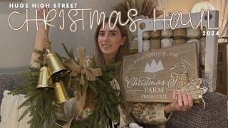 HUGE HIGH STREET CHRISTMAS HAUL! Luxury on a budget | White Company Dupes | Under £15 | B&M 2024