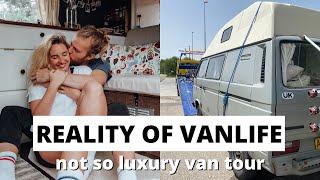 ‘Not So Luxury' Van Tour VW T3 (T25) | Reality of Vanlife in a 1984 Van