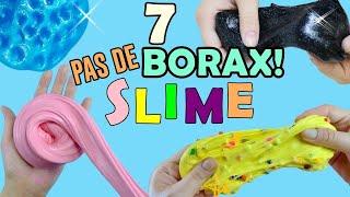 7 BRICOLAGE BAVE : PAS DE BORAX ou PAS DE COLLE – BAVE HACKS - 7 VOIES DIFFÉRENTES