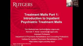 Introduction to Inpatient Psychiatric Treatment Malls (Part 1 of 2)